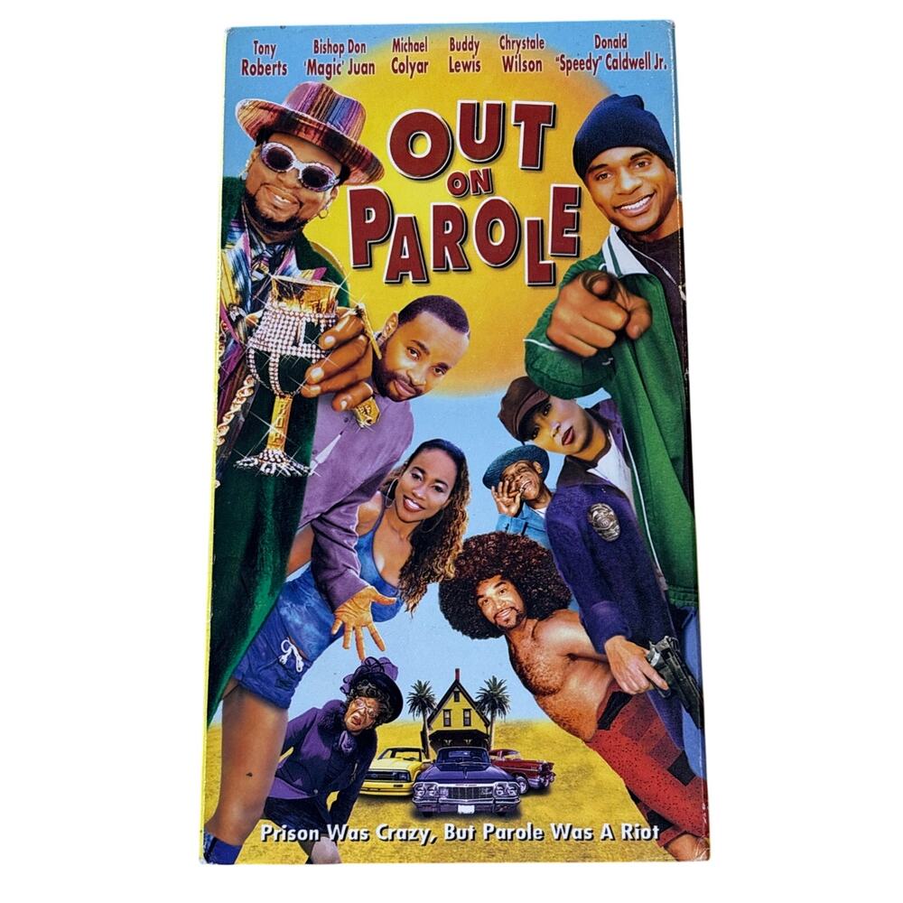 Out On Parole VHS 2003 Tony Roberts, Bishop Don Magic Juan, Michael Colyar RARE